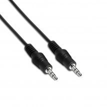 AISENS A128-0142 - Cable Audio Estéreo (Jack 3.5, 1.5 m) Color Negro