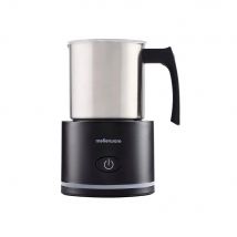 Mellerware - Espumador de Leche Frothy! inox 600W  250ml  3 en 1 (Espuma Caliente o Fría, Calentar batir espumar )  Apagado automático  Calentador Café Latte Capuchino Chocolate  360º  Vaporizador