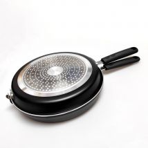 Sartén Doble Volteadora Tortilla Antiadherente para Inducción Ø24cm - Happy Friends