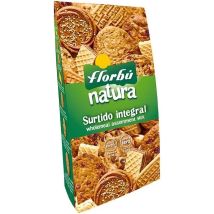 Florbú Surtido Integral de Galletas con Fructosa y Fibra, 6 Paquetes de 350g - 9 Variedades Horneadas y Rellenas - Marca Gerio - Ideal para Dietas Bajas en Grasa