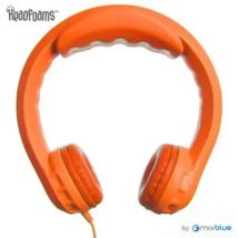 Marware Auriculares Infantiles de Goma Naranja Con Tope de Volumen