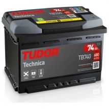 Tudor TB740 bateria de coche 12V 74Ah 680A, Gama Technica.
