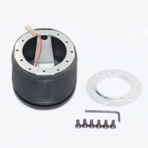 MODAUTO Ejes de Volante, Piña de Volante, Volante Hub, Adaptador Volante para Golf 2 Año 83-89, Desplazamiento 90mm, Y 70 mm