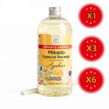 Plushome Ambientador Mikado Repo Aromatizante en Varillas - Variedad de Esencias - Canela, Azahar, Canela Naranja, Frutos Rojos - 250ml, 500ml y 1L