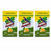 3 PAQUETE DE YERBA MATE PAJARITO  COMPUESTA SABOR  MENTA  LIMON 500G .PARAGUAYA