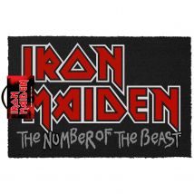 Grupo Erik Felpudo Iron Maiden - Felpudo Entrada casa Originales : Tapete Entrada casa, Decoración hogar |   Alfombra de entrada para casa de fibra de coco antideslizante e impermeable (40x60cm)