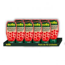 Solís Ketchup (10 Unidades) | Salsa de Tomate Tipo Ketchup, Ideal para Snacks y Comidas Rápidas con Toque Dulce