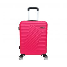 Maleta de Viaje barata de cabina Benzi BZ5747 Rosa Chicle de 55 x 39 x 20 cm. muy ligera 2.3 kg. 4 ruedas dobles giratorias 360º. Cerradura  de combinación. Excelente relación calidad-precio. (Color