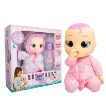 BEBÉS LLORONES Newborn Coney - Interactivo de Lujo Muñeca Newborn con Pulsera Inteligente, lágrimas de Verdad y Accesorios de bebé-Regalo optimo para NIÑOS y NIÑAS a Partir de 18 Meses