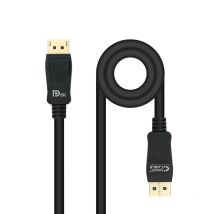 Nanocable - 10.15.2502 cable DisplayPort 2 m Negro 10.15.2502
