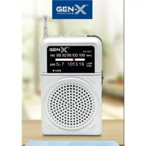 GEN-X  FM-4403 Radio Portatil AM/FM Analogica Gris