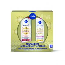 NIVEA Pack Luminous - Caja regalo con Crema de día FP50 y Sérum antiedad - Tratamiento antimanchas y