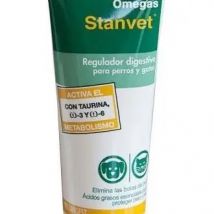 Malta Omegas Stanvet Perros y Gatos 100 gr  Suplemento alimenticio natural, enriquecida con ácidos grasos Omega-3, Omega-6 y Taurina, para regular su metabolismo y conseguir un pelo más fuerte y