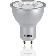 Roblan ECOSKYF100 Bombilla GU10, 6 W, Blanco Frío, 1 Unidad (Paquete de 1)
