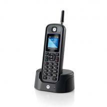 Motorola Voice O202 Teléfono Inalámbrico con opción pack. Profesional de Largo Alcance hasta 1 km, IP67 Resistente al Agua y Polvo, Uso Industrial, Manos Libres, Carga Inductiva