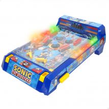 Sonic - Pinball de mesa arcade con luces, sonido y marcador digital, diseño premium, edición coleccionista, juguetes retro, juegos de mesa electrónicos, juego de colección, niños a partir de 6 años