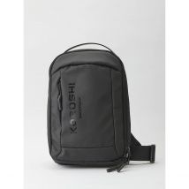 Koroshi Bandolera con bolsillos y compartimentos con cremallera color Negro para Hombre
