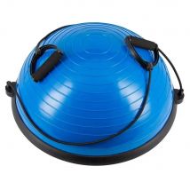 ALLINLIFE Hemisferio de yoga,58CM bola de velocidad de onda de yoga de golpe, pelota especial de fitness, hemisferio de equilibrio, pelota de fitness, equipos de fitness de yoga para el hogar, azul