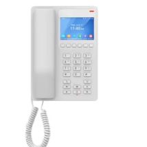 Grandstream ghp630 teléfono ip compacto blanco, 2 cuentas sip, 2 lneas. 1 puerto 10/100 poe. Pantalla LCD a color de 480x320 (3,5 pulgadas). Se puede utilizar en escritorio o pared. sin fuente de
