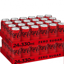 48 Latas De COCA COLA / COCACOLA ZERO SABOR ORIGINAL, 2 CAJAS 24Unidades lata 33cl / 330ml, Envio Desde España