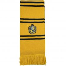 Cinereplicas - Bufanda Harry Potter Hufflepuff - Ultra Suave - Edición Deluxe - Licencia Oficial - 250 Cm - Amarillo y Negro