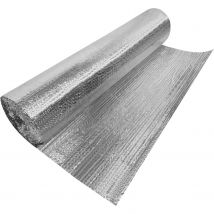 PILBELLES Aislante Térmico Reflexivo de Aluminio y Burbujas Triple Capa | Ventanas, Radiadores, Cajón Persianas, Puertas, Camper, Buhardilla, Uso Industrial, Viviendas
