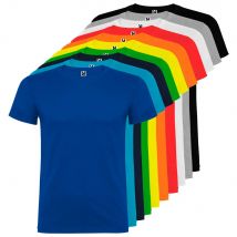 Roly Pack 10 T-shirt a maniche corte 100% cotone da uomo 155GRS