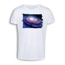 CAMISETA TACTO ALGODÓN GALAXIA VIA LACTEA cotton touch tshirt nasa spacex espacial