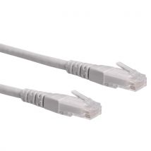 Roline Cable de conexión UTP Cat.6 (Clase E), Gris, 1 m
