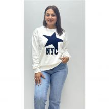 Sudadera Estrella Blanco