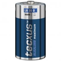 Tecxus LR20 2-BL Batería de un solo uso D Alcalina