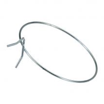 SAUVIC Soporte De Pared Para Colgar Macetas Ø 24 Cm Zincado