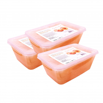 3 x Bloque de parafina melocoton 1º calidad 3000 ml de By DoriBell (2325 gr)