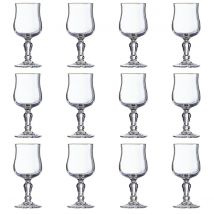 Arcoroc Normandi - Caja de 12 Copas de Vino de Vidrio Tensionado 16CL Transparente Brillo