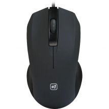 Optical mouse Defender MM-310 black 1000DPI, wired with USB interface, 1.35m cable, and optical motion detection, perfect for universal use, certified CE. Ideal choice for gaming and everyday tasks.