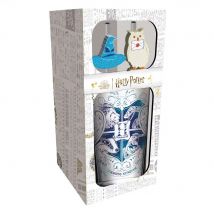 Vaso de cristal Harry Potter con pajitas de Hogwarts, 485 ml