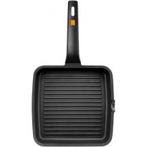 Grill Con Rayas Efficient Bra A271422 - Ø22Cm - Aluminio Fundido - Teflón Platinum Plus