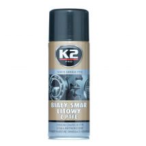 K2 Grasa Blanca con PTFE Lubricante de Alta Duración para Automóviles e Industria 400ML