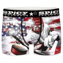 XL Calzoncillo boxer unitario Spicy para hombre - microfibra - 92% poliéster, 8% elastano, modelo T680-1