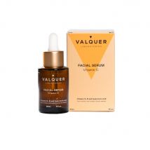 Valquer Laboratorios Serum Facial Vitamina C y ácido Hialurónico - 30 Ml, Hidratante Facial y Anti-acné