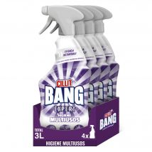 Cillit Bang - Spray Higiene y Lejía Baño, Pack 4 Sprays de 750ml