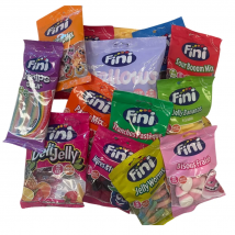 Pack de 15 bolsas surtidas de 90g chuches FINI - Delicioso surtido de golosinas FINI en pack de 15 bolsas de 90g