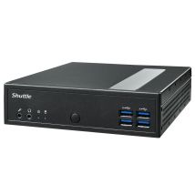 Shuttle DL30N PC/estación de trabajo barebone 1,35 l tamaño PC Negro N100