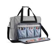 Bolso de Transporte Gris para Máquina de Coser – Ideal para Máquinas Domésticas – 44x32x20 cm
