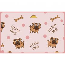 VINILIKO, Alfombra de vinilo mascotas , Little dog 32x50 cm