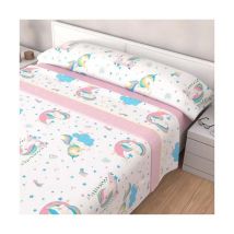 Juego de Sábanas Térmicas de Coralina con Unicornio - Suaves y Confortables