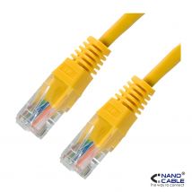 Nanocable - cable de red latiguillo utp cat.5e de 2m - color amarillo