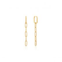Pendientes Mujer Ania Haie E021-02G Plata de ley 3 cm
