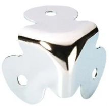 Cantonera Plana 3 Patas Cromo 4050-ad