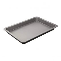 Bandeja horno universal 42x29cm de acero, Rustidera para asados, Molde bizcocho rectangular con revestimiento antiadherente Teflón, libre de PFOA, optimización del 30% de energía, bicolor, ZENKER